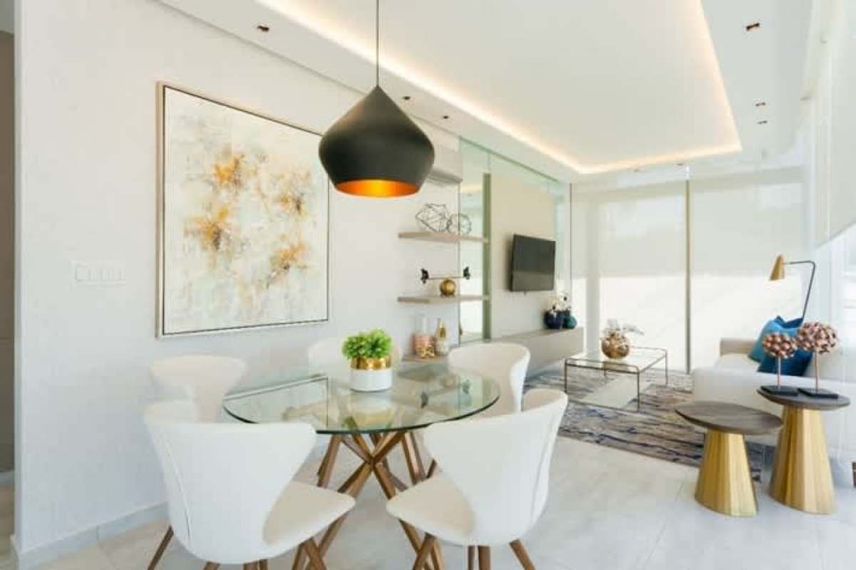 Modern outdoor playground with colorful equipment at PH Galeria Towers Panama City