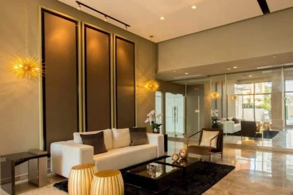 Luxury lobby entrance of PH Portofino Tower Betania Panama City