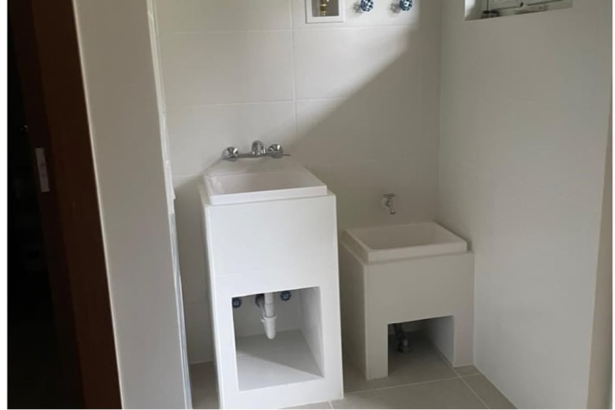 Luxury bathroom with marble countertop, glass shower enclosure in Santa Maria Panama