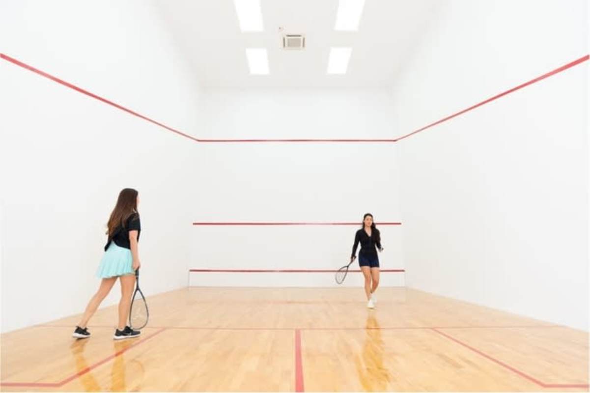 Bright bedroom with large window built-in closet Park Square Panama City