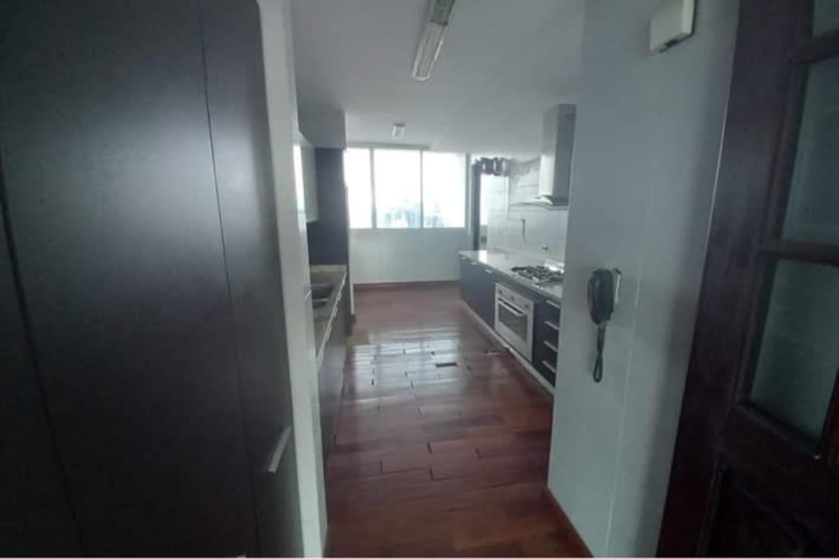 Walk-in closet with built-in storage at PH The Forum El Cangrejo Panama