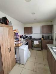 Covered rear terrace overlooking backyard house for rent in Arraiján Panama