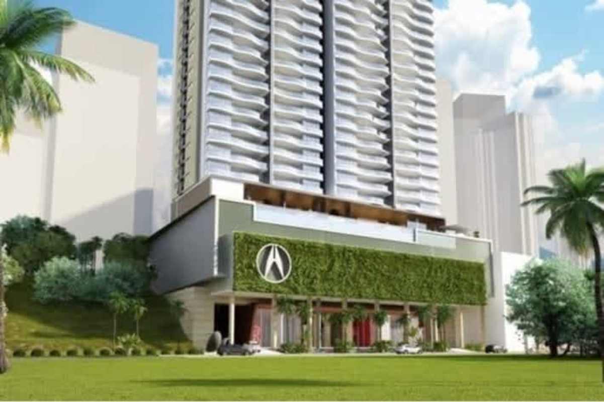 Spacious luxury lobby with marble finishes PH The Towers Punta Paitilla Panama City