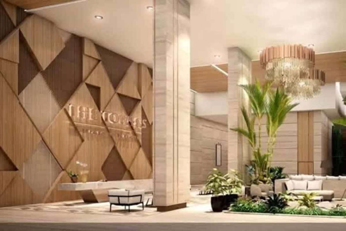 Main entrance PH The Towers Punta Paitilla luxury residence Panama