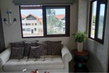 Bathroom with glass shower and granite counter PH Brisas de Coronado Panama