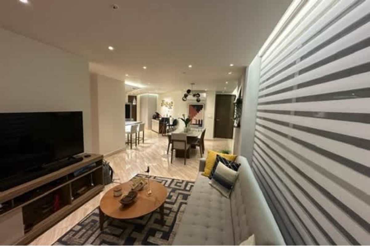 Spacious master bedroom with panoramic windows and designer closet Costa del Este Panama