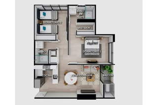 Apartment for Sale in Hato Pintado - 2 bedrooms