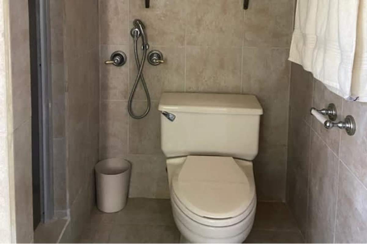 Spacious kitchen with granite countertops and modern appliances in Albrook Panama