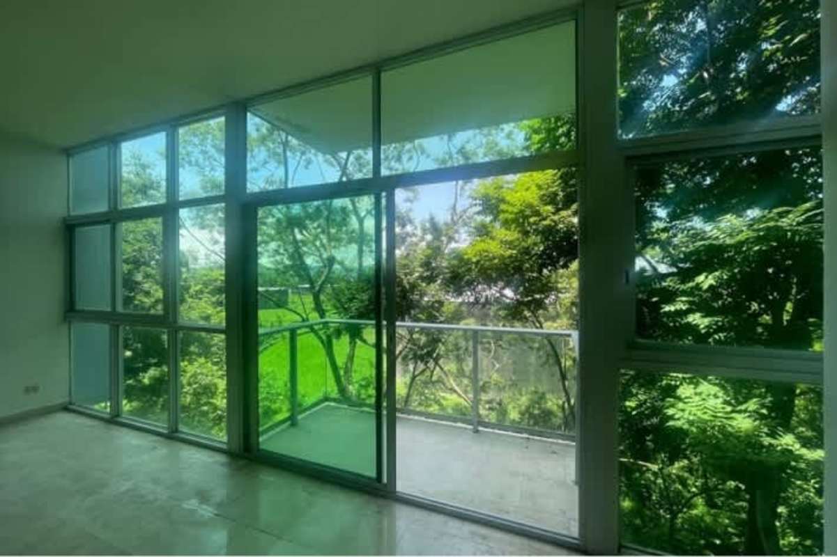 Private balcony with lush garden views PH Embassy Club Clayton apartment for sale