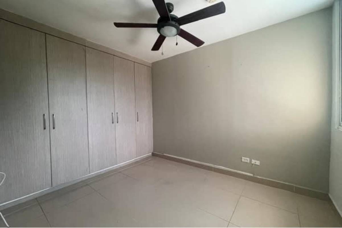 Contemporary bathroom with glass shower and vanity mirror PH Condado Country Club Panama