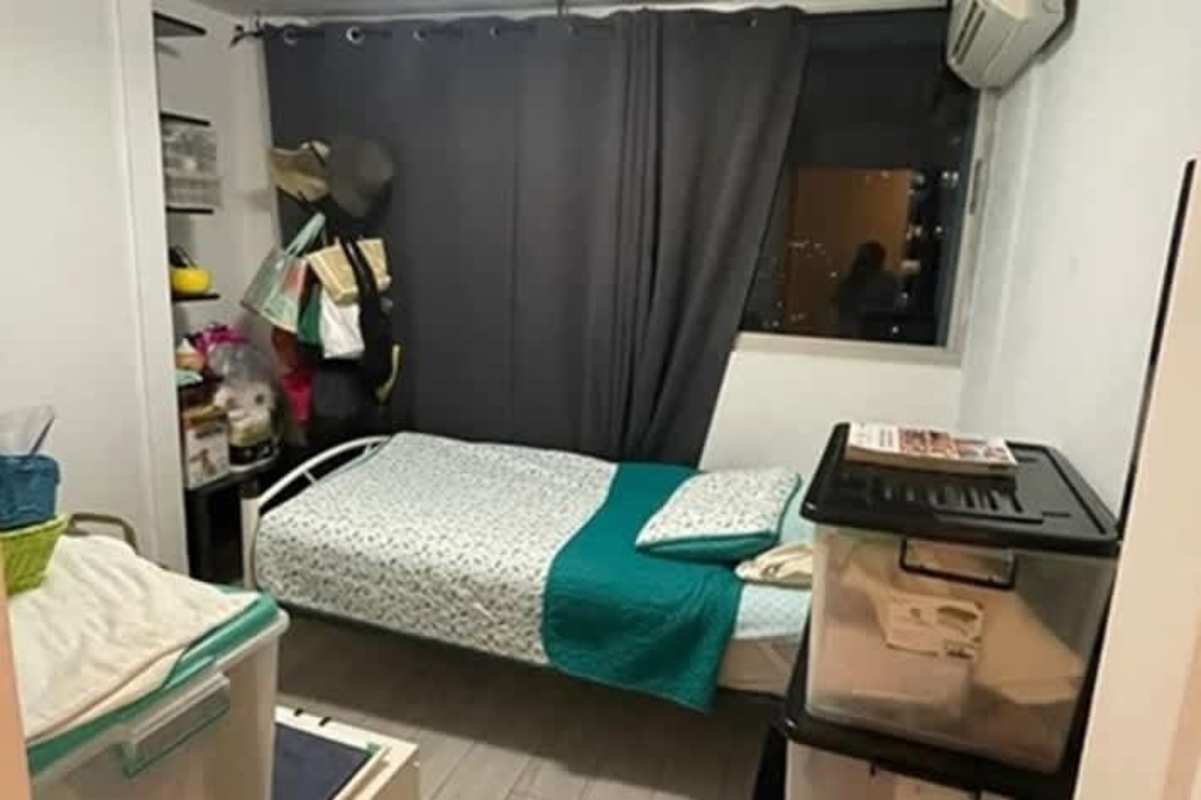 Bedroom with split air conditioning and large wardrobe at PH Splendor By The Park Carrasquilla Panama City