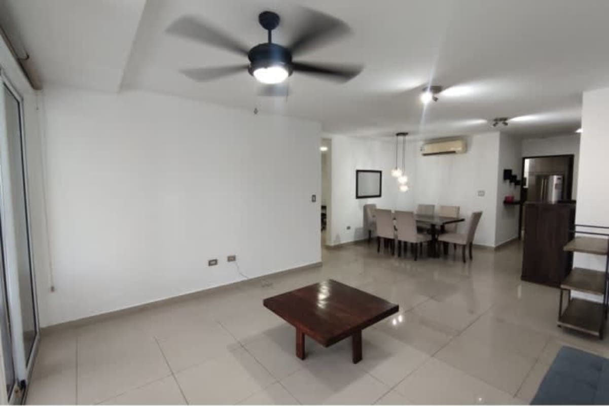 Bright living dining space fully furnished with balcony access at PH Coco del Mar Tower San Francisco