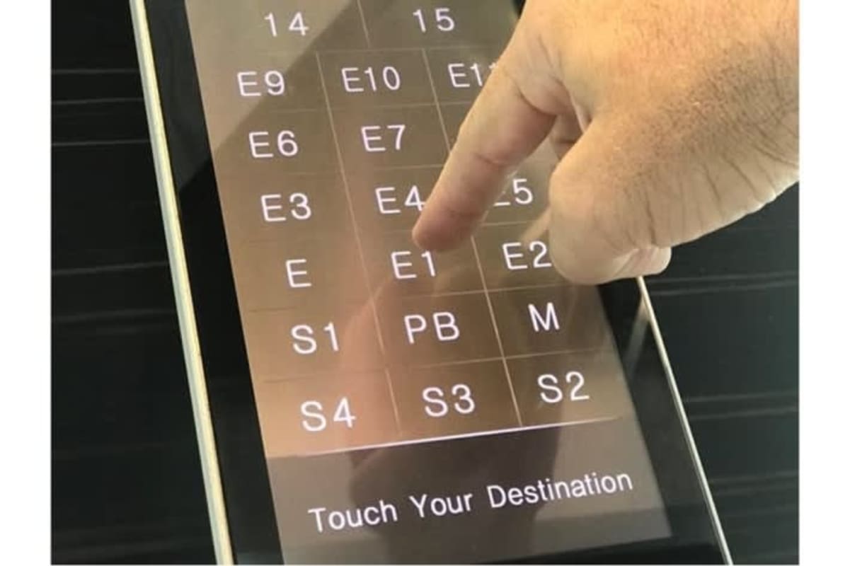 Open office space with carpet tiles and panoramic windows Evolution Tower Panama