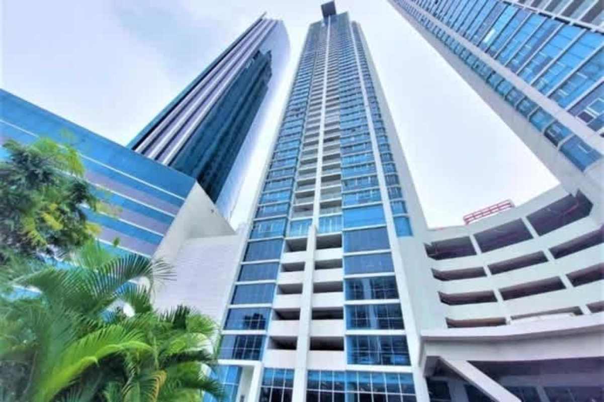 Dining room with modern furnishings, large windows, premium lighting Costa del Este Panama