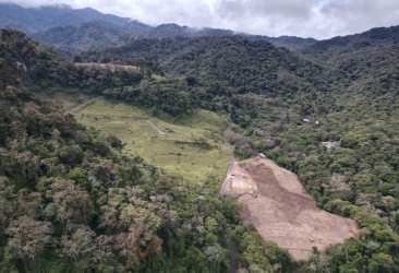 Clearing in forest suitable for development amidst lush mountains in Boquete