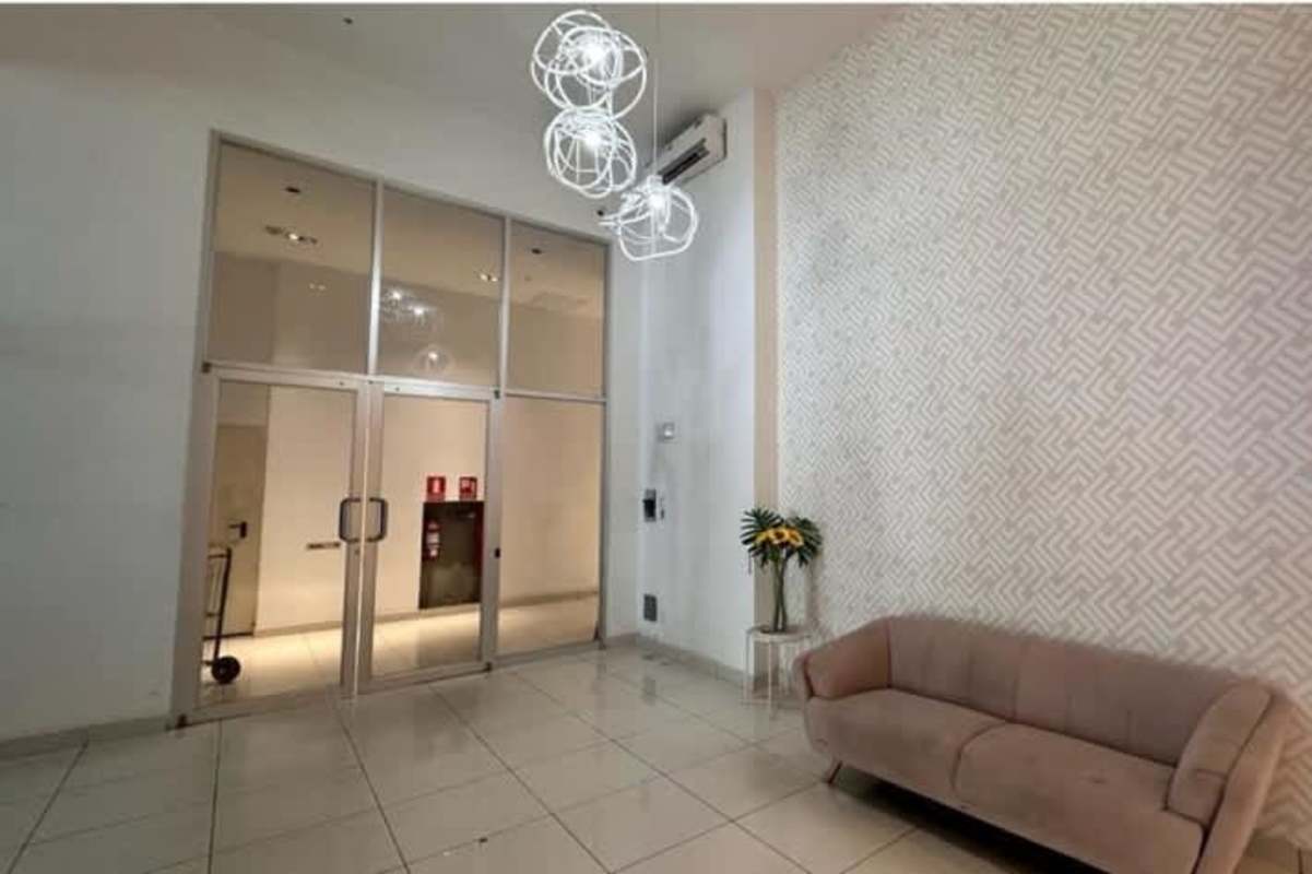 Lobby area with sofa chairs modern wall decor PH ILO Panama