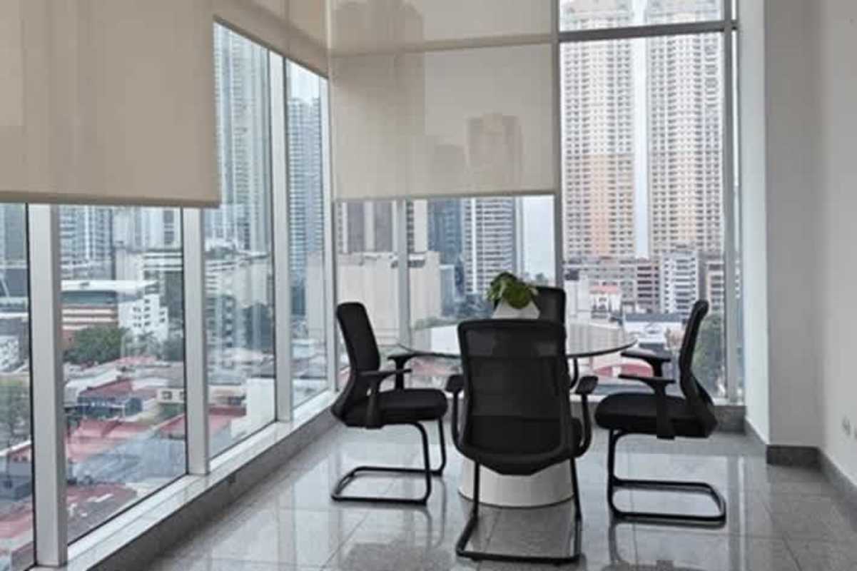 Conference area in PH BICSA Tower with oceanfront views in Bella Vista Panama City