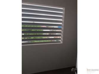 Empty interior commercial space tiled flooring white walls Venture Plaza La Chorrera Panama