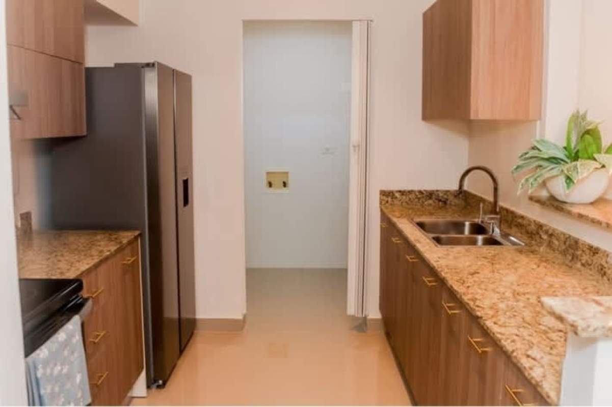 Spacious bedroom with large window city view PH Bella Vista Panama