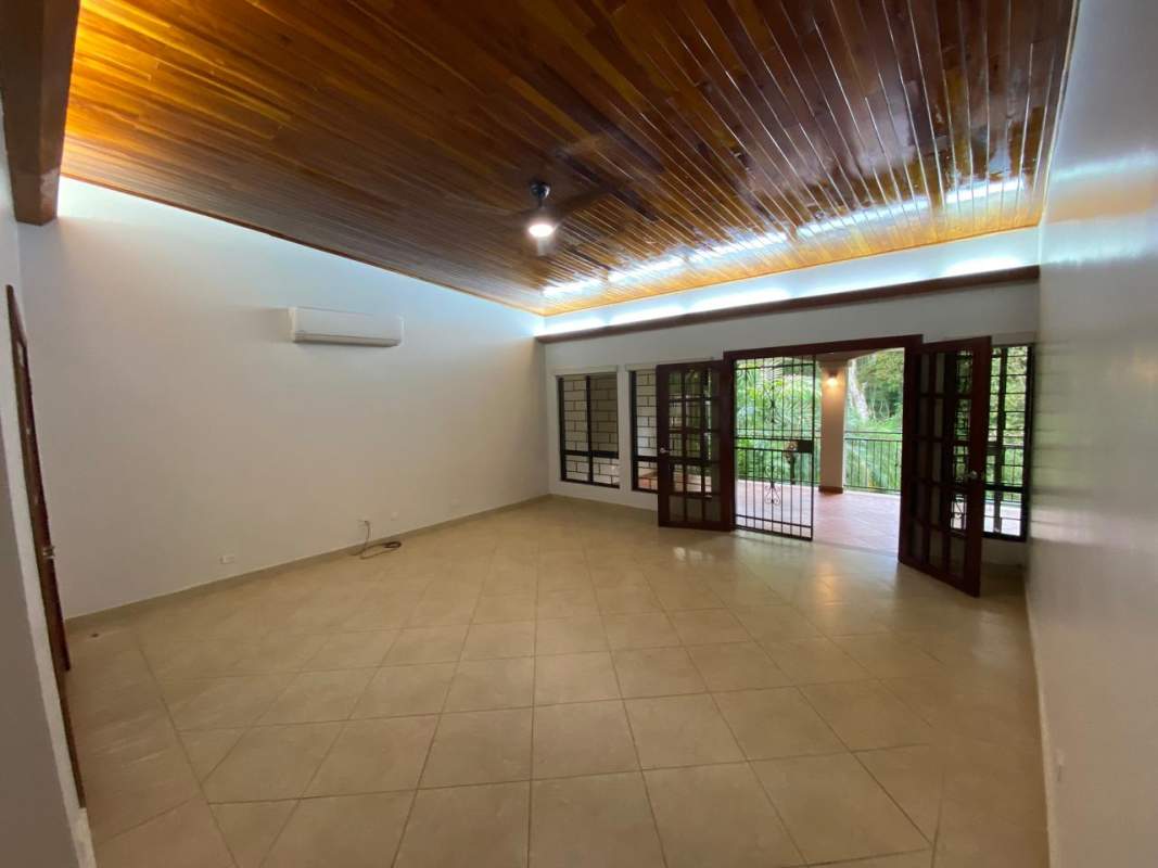 Covered parking and secure entry in remodeled house with tropical garden in Cardenas Clayton Panama