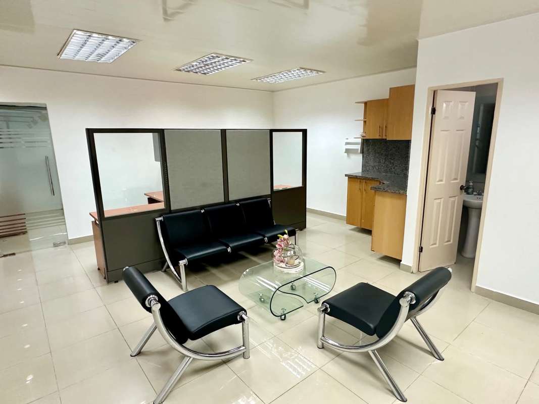 Furnished executive private office with meeting table wood desks and AC Plaza Procenter Costa del Este Panama