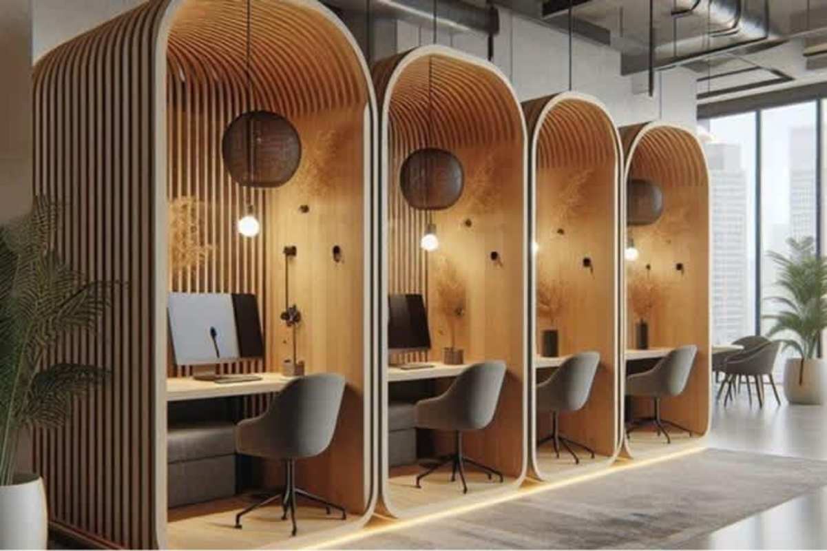 Modern finished office workspace in PH Optima Tower Obarrio Panama