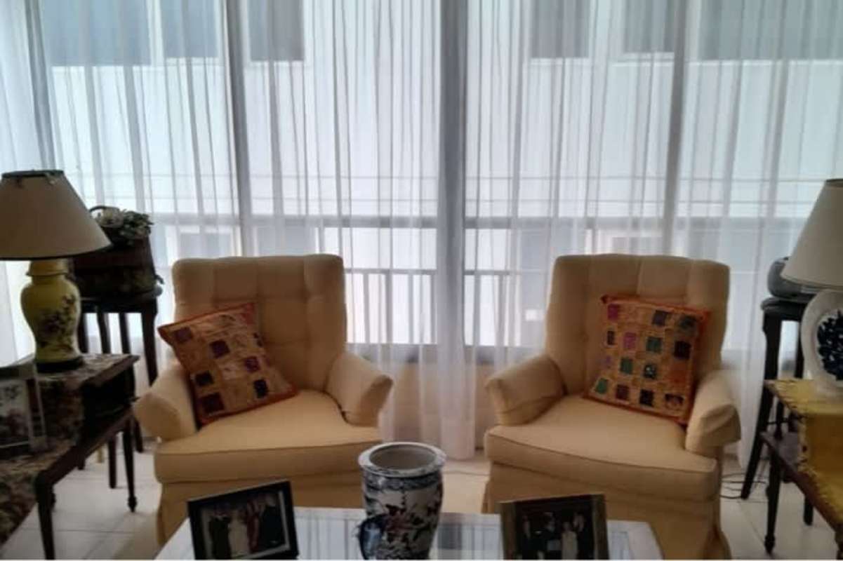 Large master bedroom suite with private balcony, ocean and city views in Coco del Mar Panama