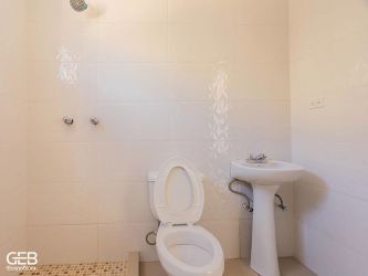 Bright open-plan living dining area with porcelain floors in Luna Tableña Las Tablas Panama