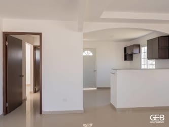 Modern open concept kitchen living space in Luna Tableña Las Tablas