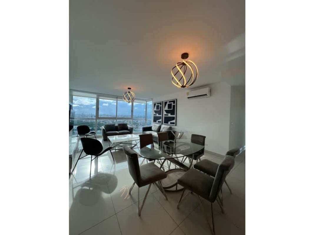 Furnished 3BR Apartment for Rent PH Top Tower Costa del Este