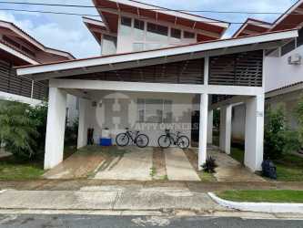 Covered carport entrance of beach villa Paradise Point Coronado Panama