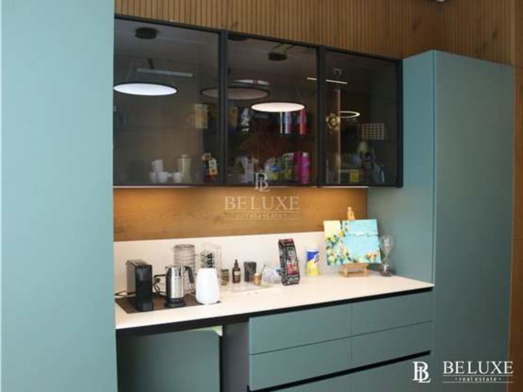 Premium office workspace open layout glass walls panoramic views Santa Maria Panama