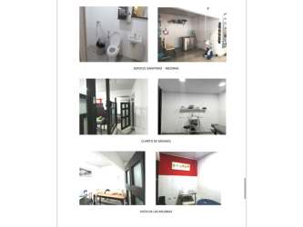 Clinical office areas, bathroom, kitchen inside themed property central Chitré