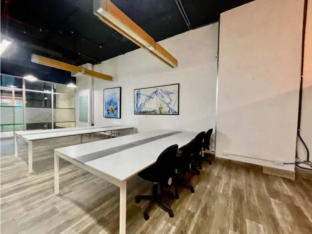 Open stylish workspace with modern lighting and decor Obarrio Plaza 58 Panama City
