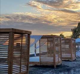 Modern kitchen with wood cabinets appliances PH Waterways Playa Blanca Panama