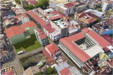 Urban aerial showing La Quince cluster in Santa Ana near Casco Viejo in Panama City