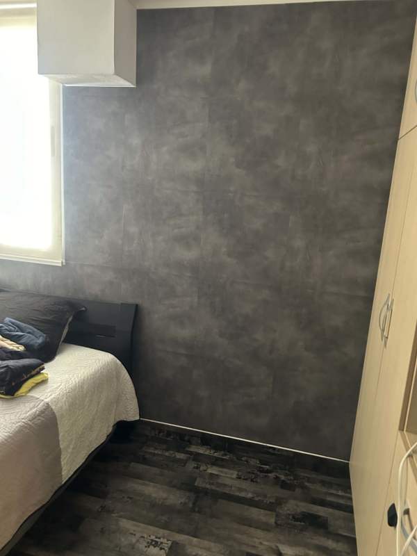 Bathroom featuring granite countertop and tiled shower at PH Rokas Condado del Rey