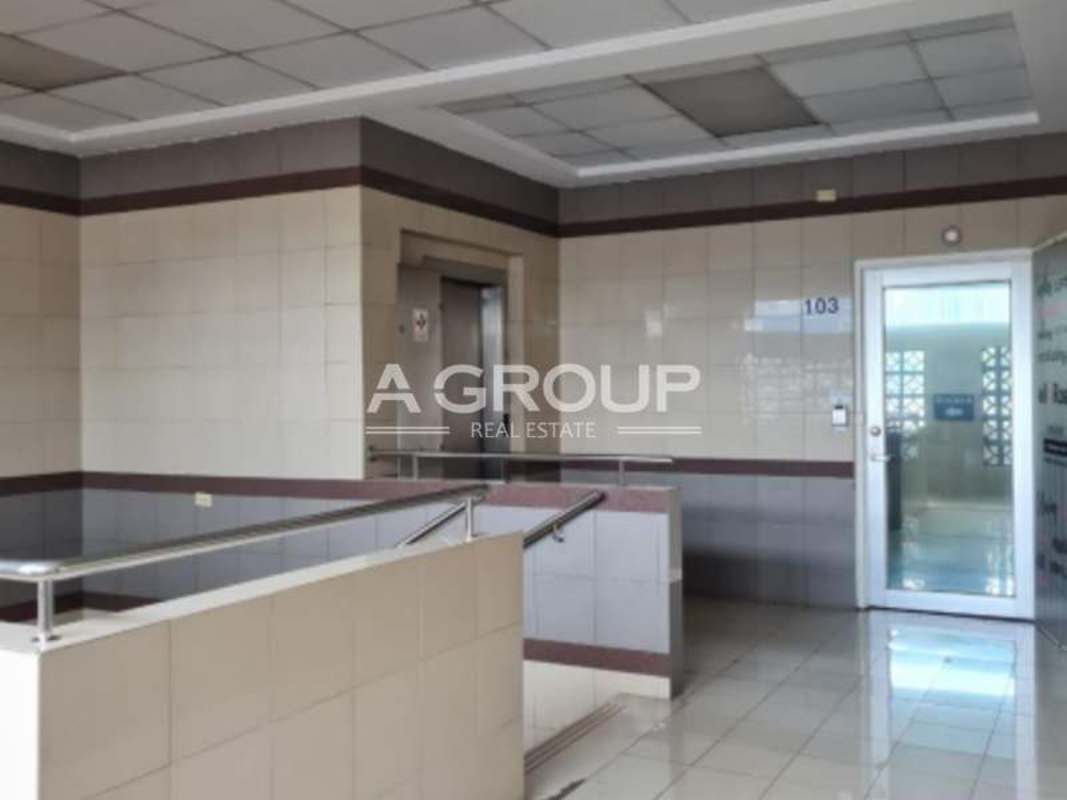 Lobby and modern elevator access in a commercial plaza on Calle 50 Obarrio Panama City