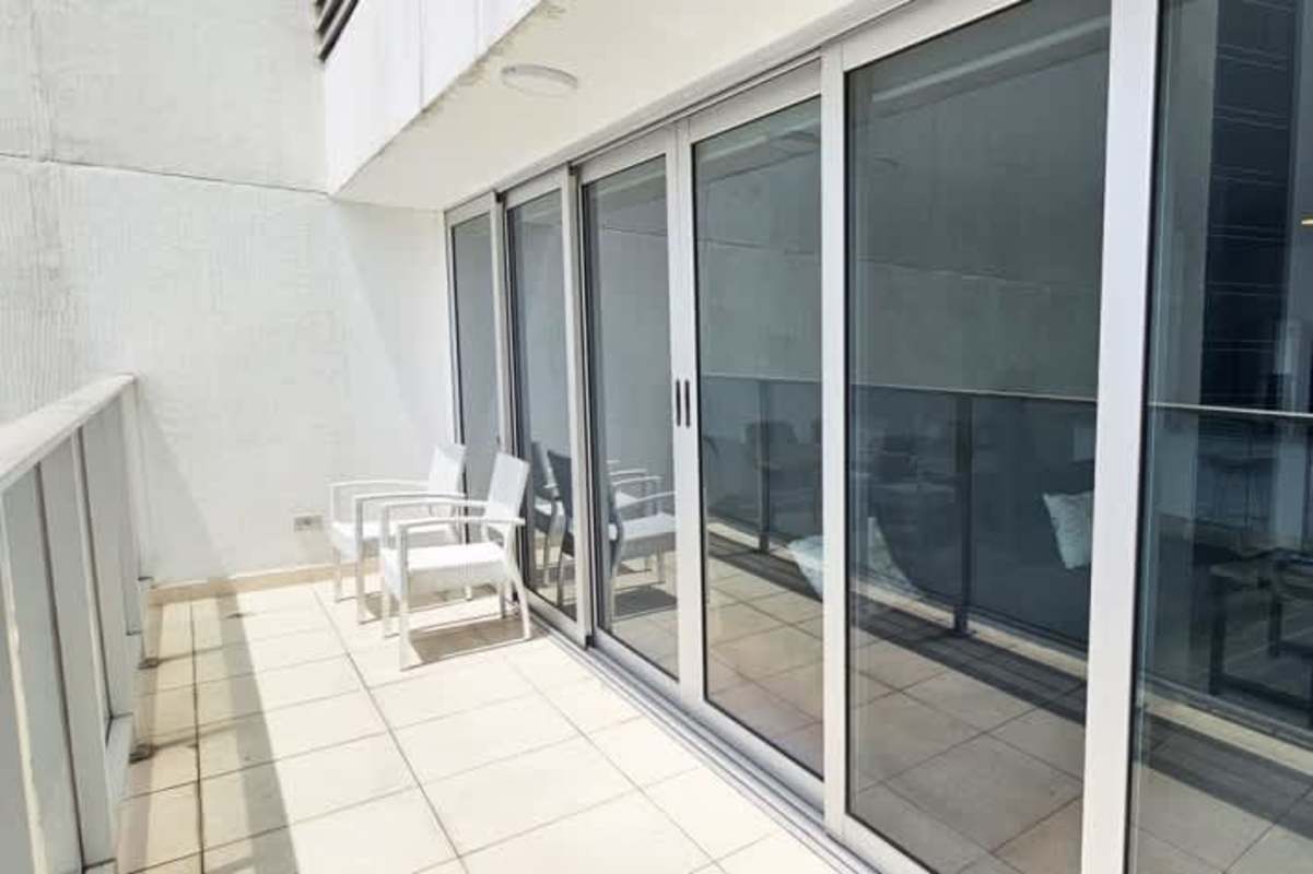 Skyscraper Waters On the Bay luxury tower on Panama City's Avenida Balboa