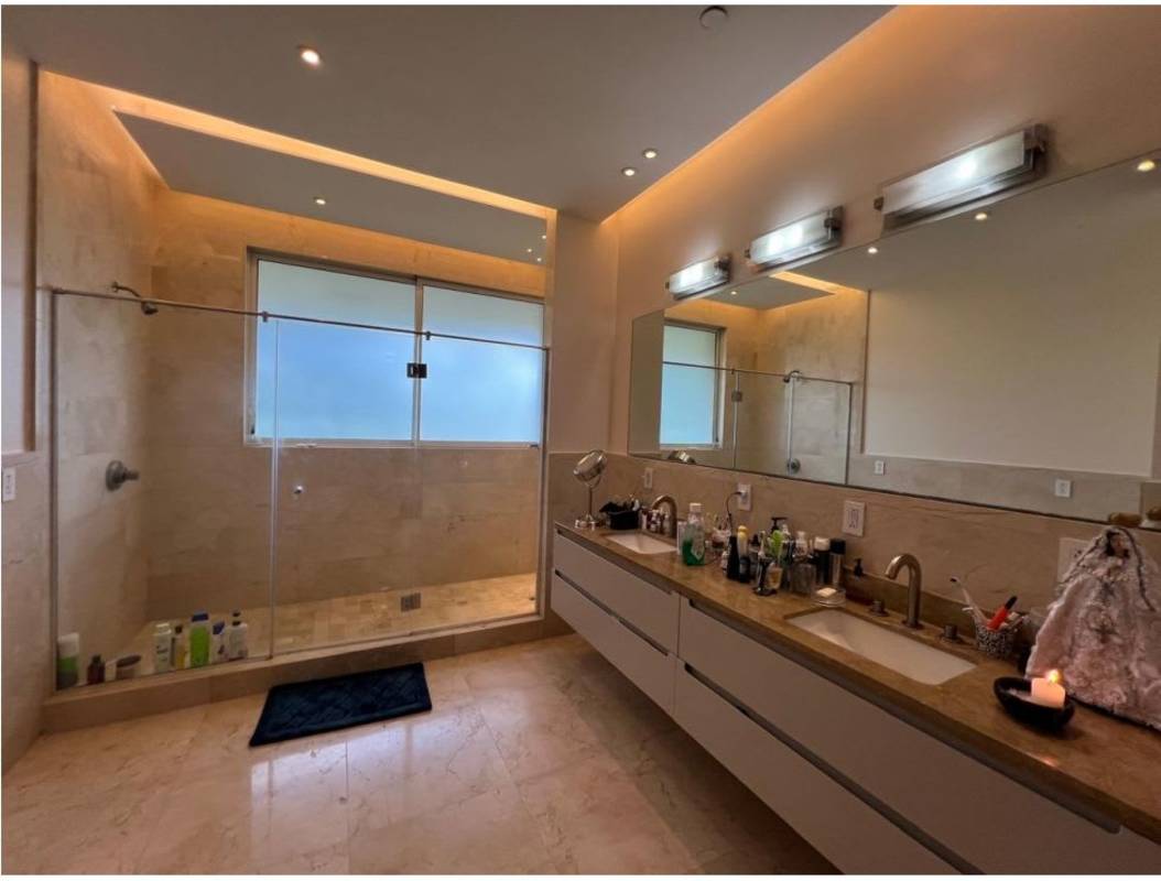 Spacious modern living dining room terrace access in The Reserve Santa Maria Panama