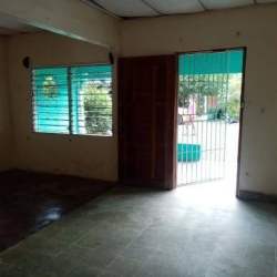 Covered front porch with plants at house for sale Doleguita David Chiriquí Panama