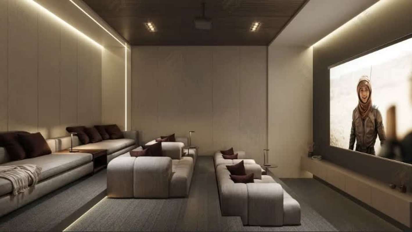 Mini bowling lanes and arcade games inside Moderna 360 condominium amenities Panama