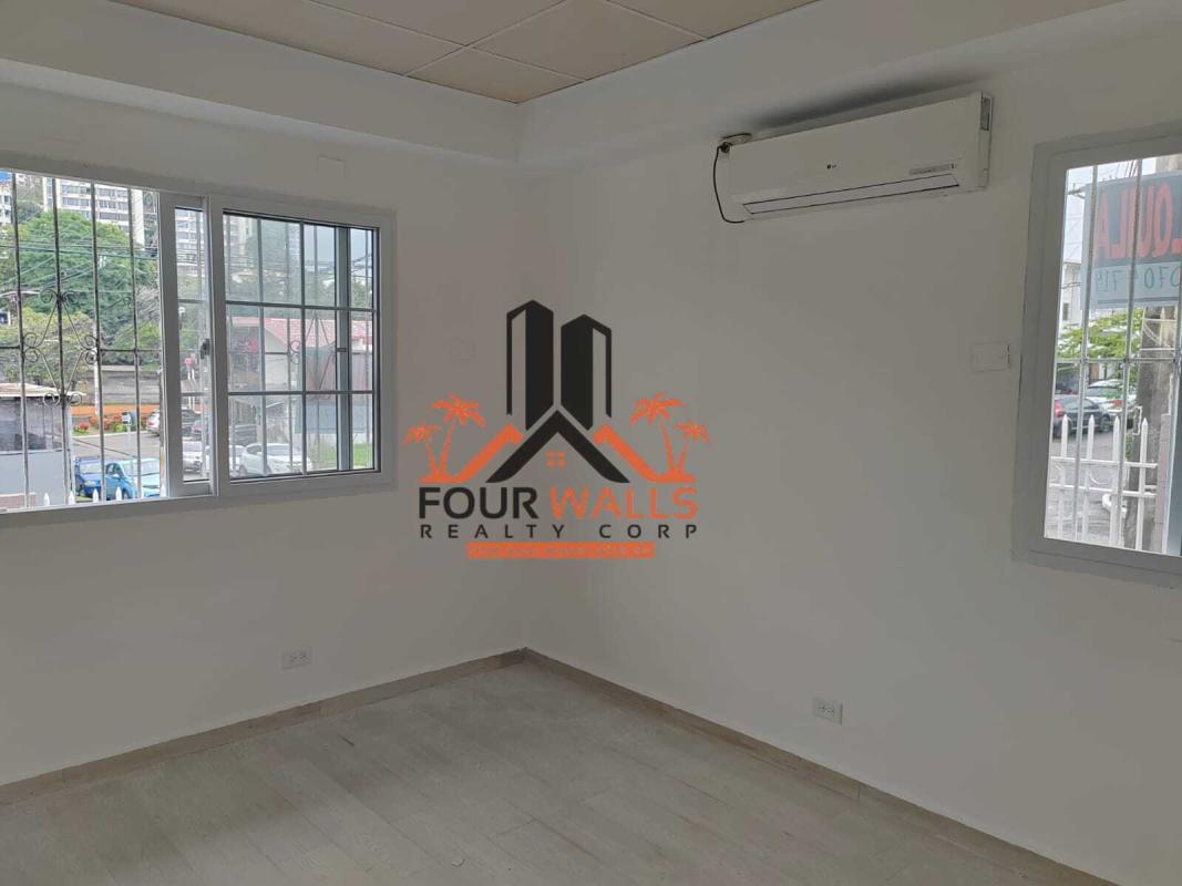 Bright private office with laminate flooring, recessed ceiling, large window commercial house El Dorado