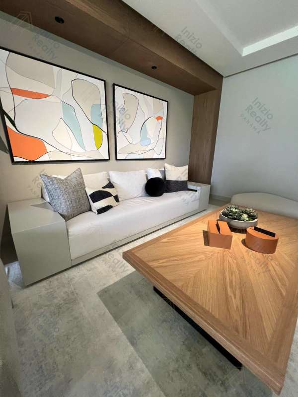 Modern bathroom with glass shower enclosure and vanity in Paseo del Norte Brisas del Golf Panama