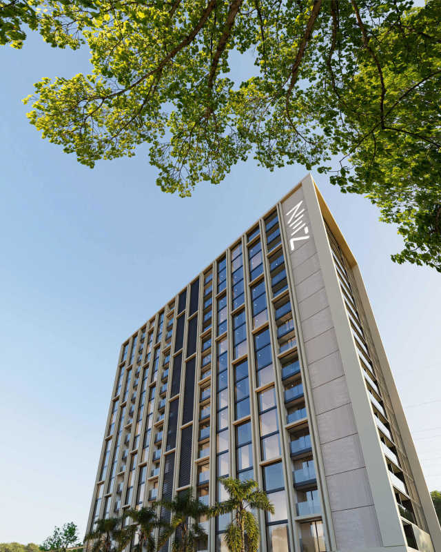 Lush landscaped walking and biking paths in Brisas del Golf Panama