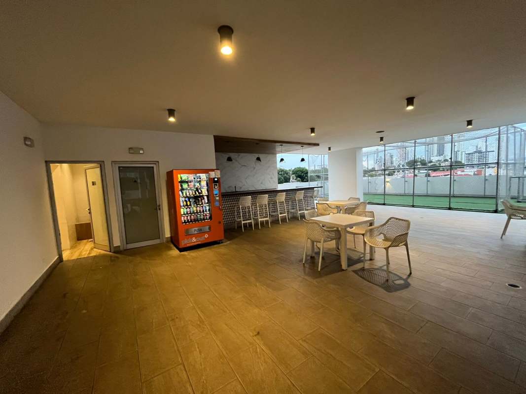 Indoor lounge and social area with vending and seating PH Midpark