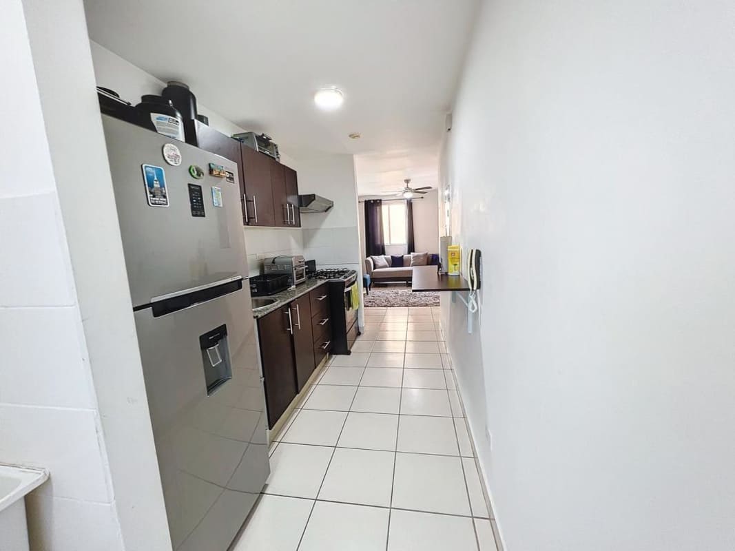 Secondary bedroom with closet and AC unit Villa Lucre PH Panama