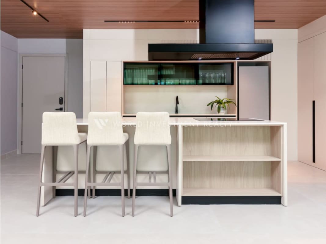 Green indoor communal lounge with vertical gardens Uptown Bella Vista Panama