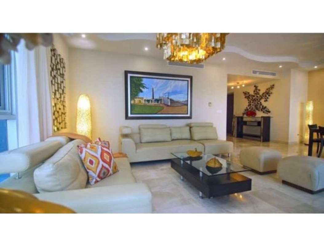 Fully equipped kitchen with granite countertops and stainless appliances at PH Pacific Village Panama