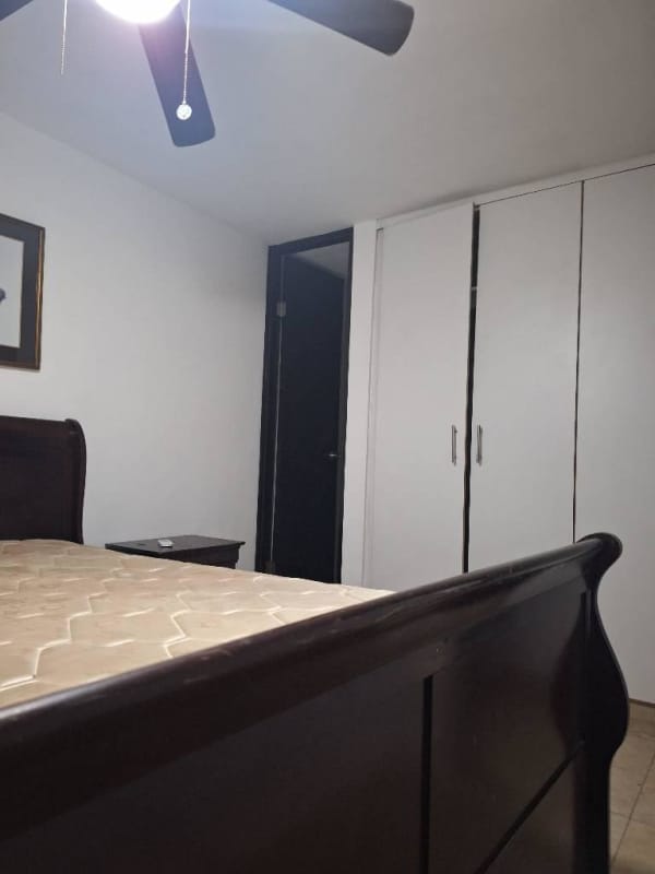 Modern bathroom with glass shower, granite countertop and tiles PH Cosmopolitan Tower Panama